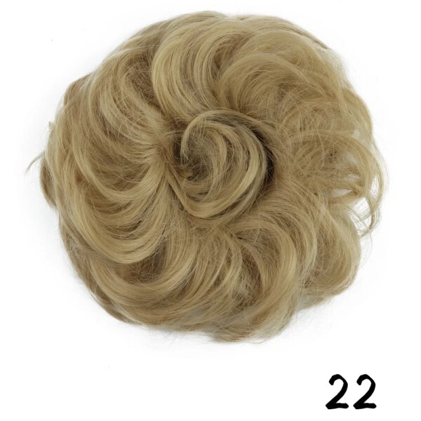 extension cheveux à Chignon, chouchous élastiques