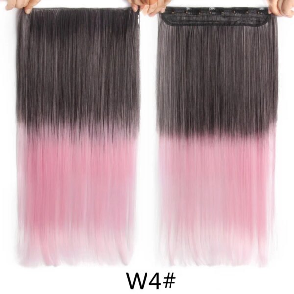 extension cheveux synthétiques à 5Clips