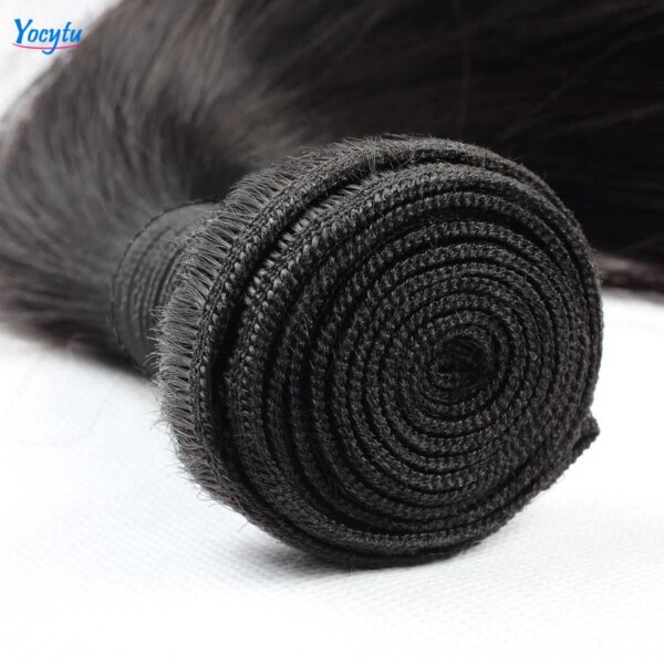 extension cheveux Humain YOCYTU 100% Human Hair Bundles Tissage Bresilien