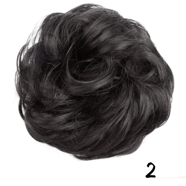 extension cheveux à Chignon, chouchous élastiques