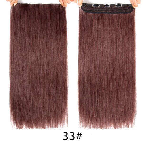 extension cheveux synthétiques à 5Clips