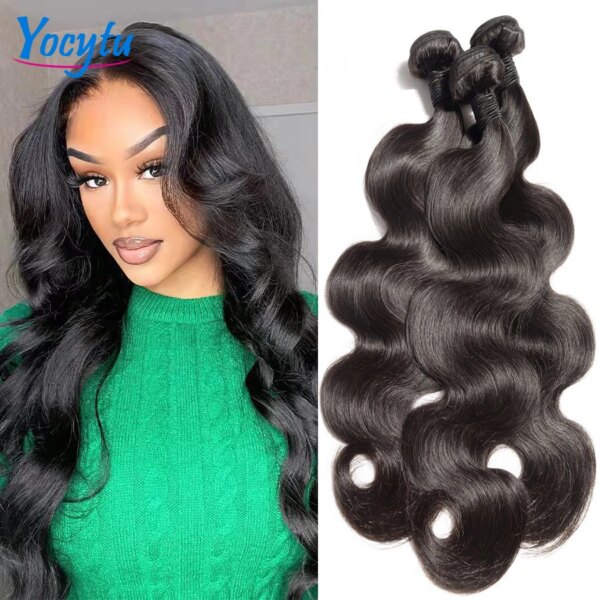 extension cheveux Tissage Brésilien Cheveux Humains 22 28 Pouces