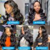 extension cheveux Tissage Brésilien Cheveux Humains 22 28 Pouces