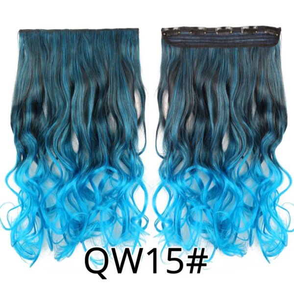extension cheveux synthétiques à 5Clips