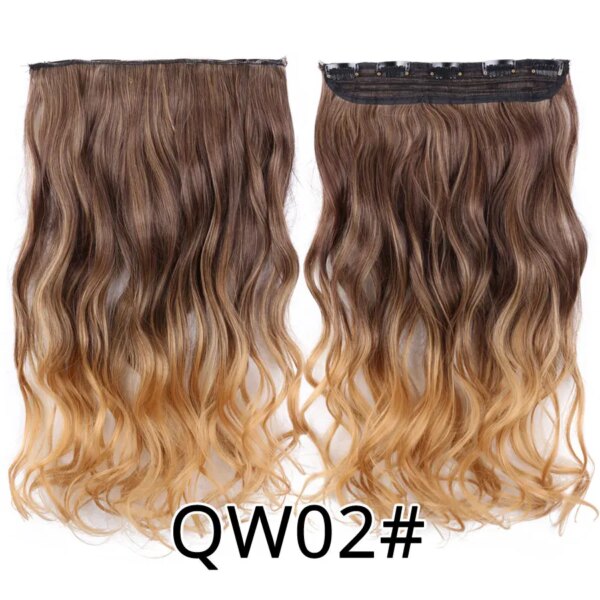 extension cheveux synthétiques à 5Clips
