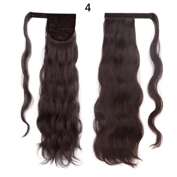 extension cheveux synthétiques à Clip pour femmes