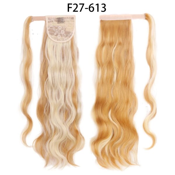 extension cheveux synthétiques à Clip pour femmes