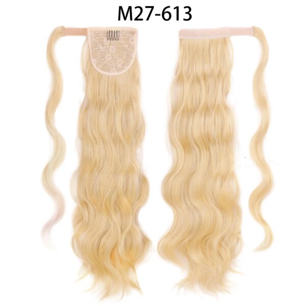 extension cheveux synthétiques à Clip pour femmes