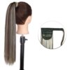 extension cheveux synthétiques en queue de cheval ondulée