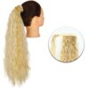 extension cheveux synthétiques en queue de cheval ondulée