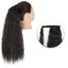 extension cheveux synthétiques en queue de cheval ondulée