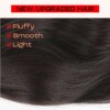 extension cheveux capillaire synthétique ondulée 22 pouces avec pince