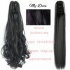 extension cheveux capillaire synthétique longue et lisse