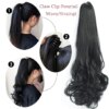 extension cheveux capillaire synthétique longue et lisse