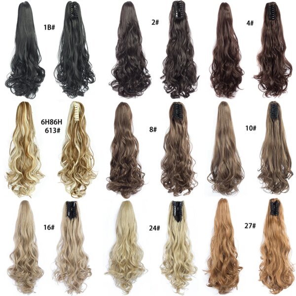 extension cheveux capillaire synthétique longue et lisse