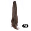 extension cheveux capillaire synthétique longue et lisse