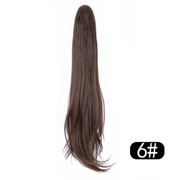 extension cheveux capillaire synthétique longue et lisse