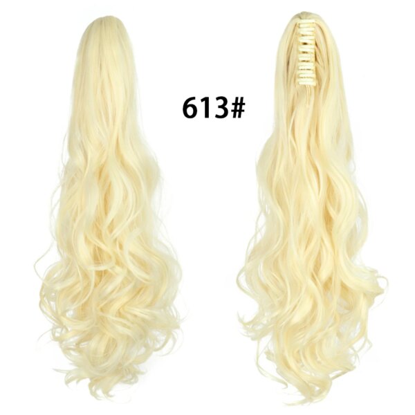 extension cheveux capillaire synthétique longue et lisse