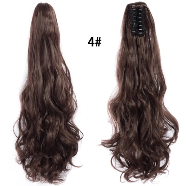 extension cheveux capillaire synthétique longue et lisse