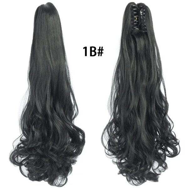 extension cheveux capillaire synthétique longue et lisse