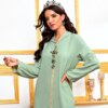 Abaya – Robe musulmane à capuche pour femme, tenue de Festival et de Festival