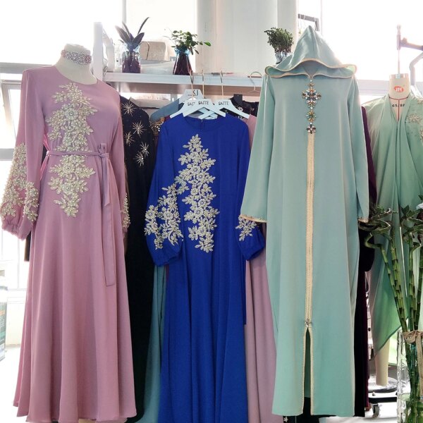 Abaya – Robe musulmane à capuche pour femme, tenue de Festival et de Festival