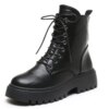 bottines femme à lacets et semelle épaisse pour femme
