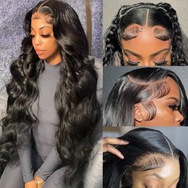 Perruque femme Body Wave Lace Frontal Wig Remy brésilienne