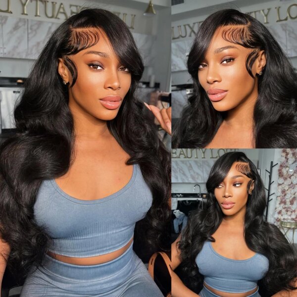 Perruque femme Body Wave Lace Frontal Wig Remy brésilienne