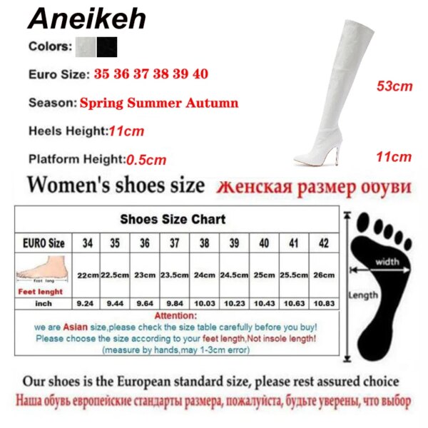 bottes femme à talons fins rayées de 11CM pour femmes