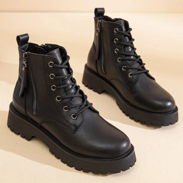 bottines femme Marton en cuir véritable pour femme