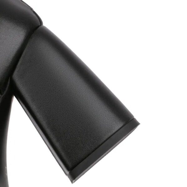 bottines femme d'été Sexy à talons hauts et carrés pour femmes