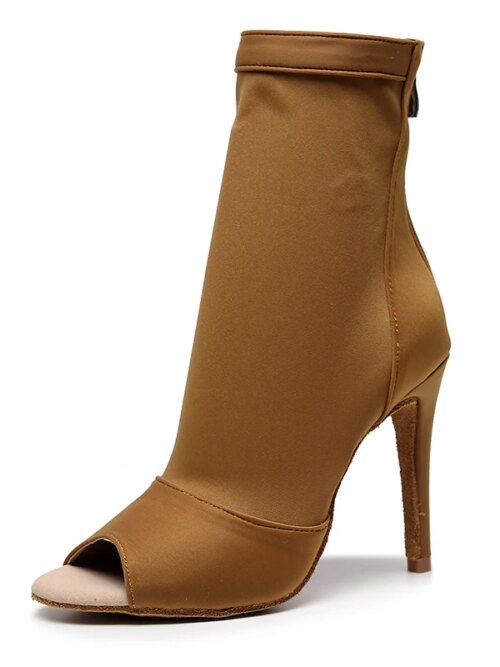 bottines femme de danse à fermeture éclair pour femmes