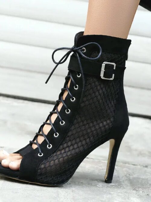 bottines femme à talons hauts et fins pour femmes