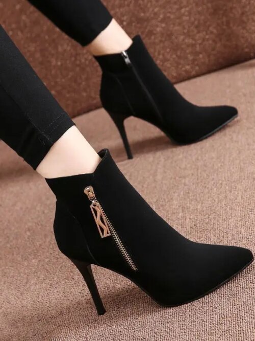 bottines femme courtes à talons hauts pour femmes