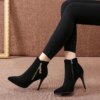 bottines femme courtes à talons hauts pour femmes