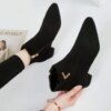 44632-5d1279.jpg Bottines femme en cuir à talons bas et hauts pour femmes