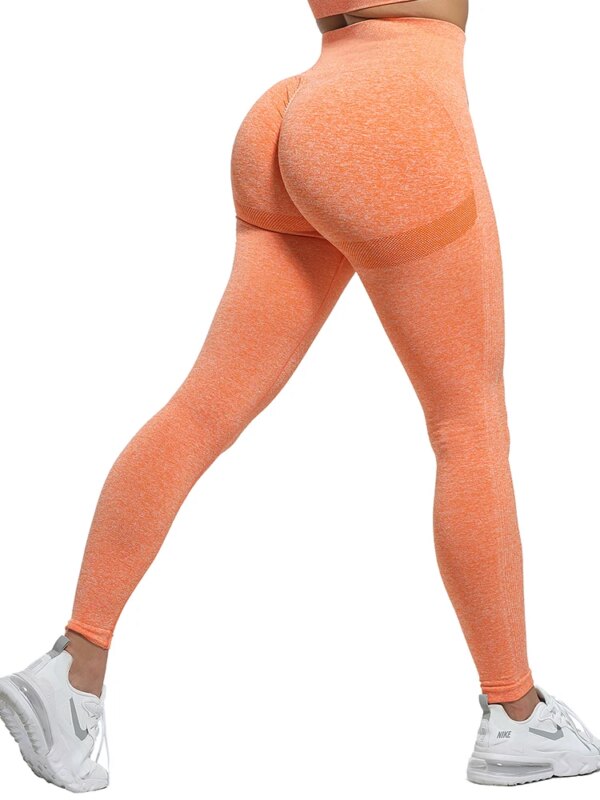 Legging sport femme push up taille haute sans couture