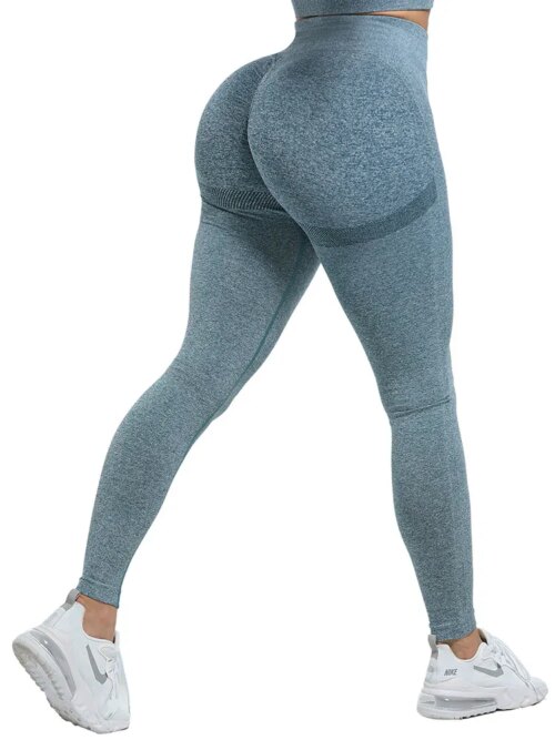 Legging sport femme push up taille haute sans couture