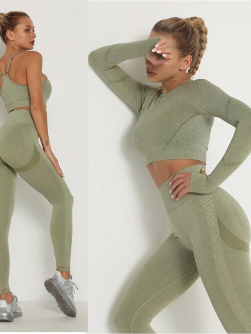 legging femme Ensemble de survêtement moulant pour femmes