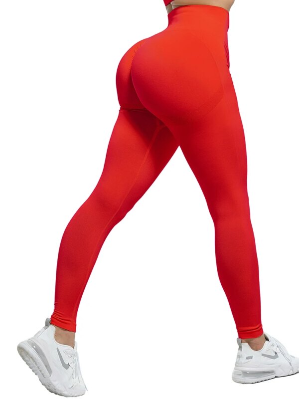 Legging sport femme push up taille haute sans couture