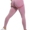 Legging sport femme push up taille haute sans couture