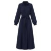 Abaya - Robe Hijab Vintage pour Femme, Abaya de Dubaï, Turquie, Couleur Unie, Vêtements Musulmans Islamiques
