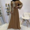 45439-87e564.jpg Abaya Robe Hijab pour femmes musulmanes, Abaya Eid Mubarak, Dubaï, Turquie, Islam Caftan