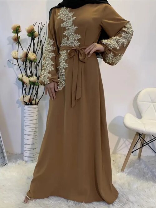 Abaya Robe Hijab pour femmes musulmanes, Abaya Eid Mubarak, Dubaï, Turquie, Islam Caftan