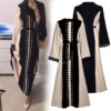 Abaya Robe musulmane pour femmes, vêtements islamiques, moyen-orient, duibai arabe
