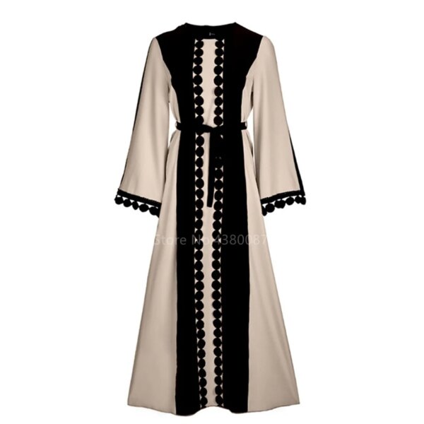 Abaya Robe musulmane pour femmes, vêtements islamiques, moyen-orient, duibai arabe
