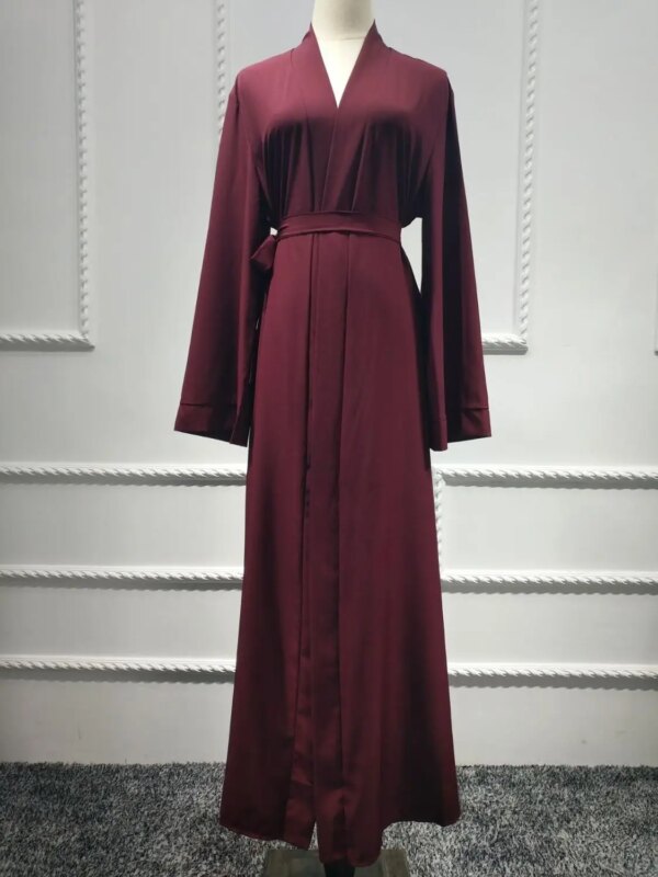 Abaya – Cardigan Kimono de dubaï pour femmes, robe musulmane, Hijab