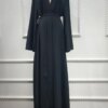 Abaya – Cardigan Kimono de dubaï pour femmes, robe musulmane, Hijab