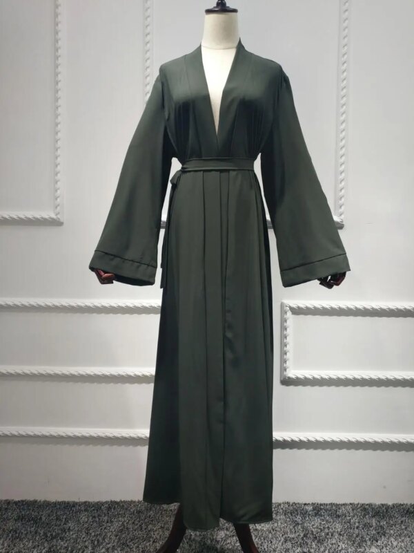 Abaya – Cardigan Kimono de dubaï pour femmes, robe musulmane, Hijab